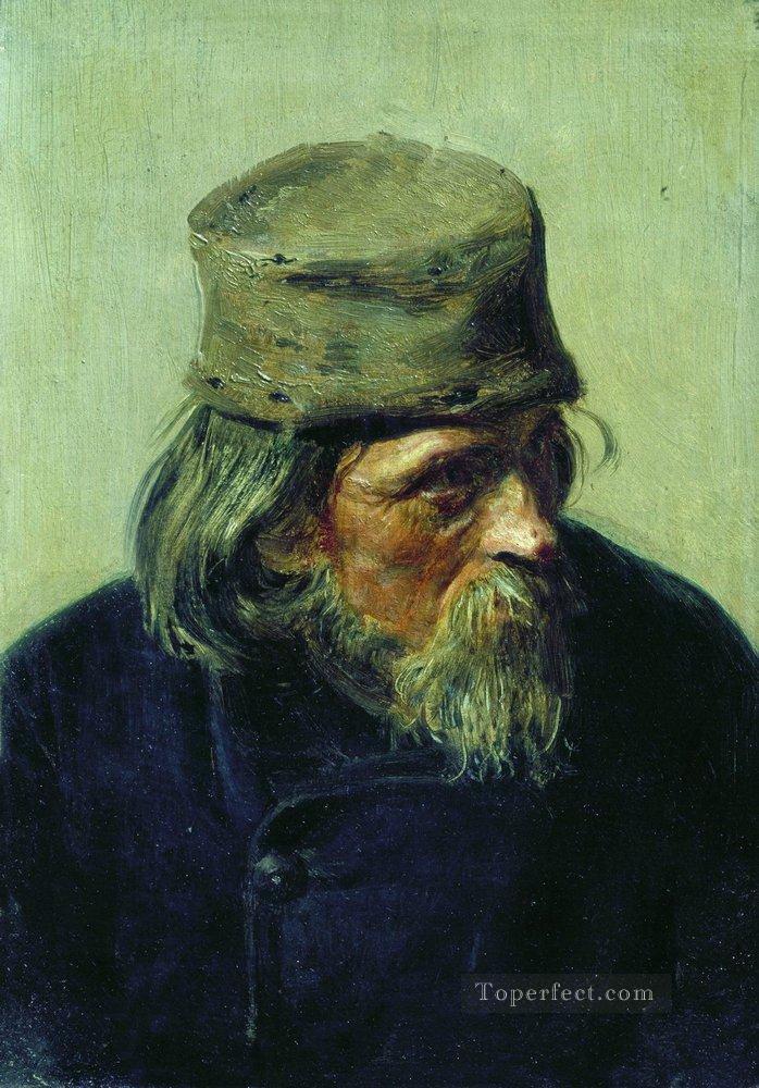 seller of student works at the academy of arts 1870 Ilya Repin Oil Paintings